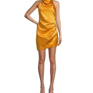 GB Social Cowl Halter Neck Satin Mini Dress Junior 11